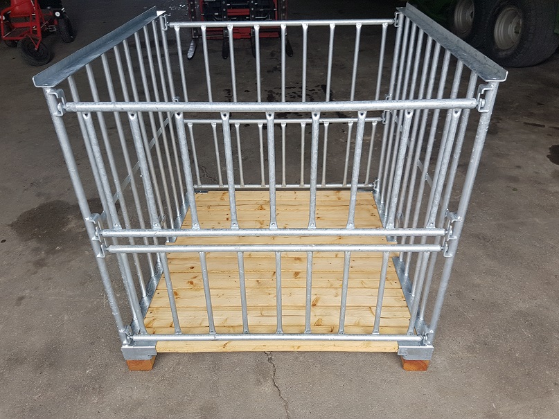 120x120 mit 2 Wege Holzpalette